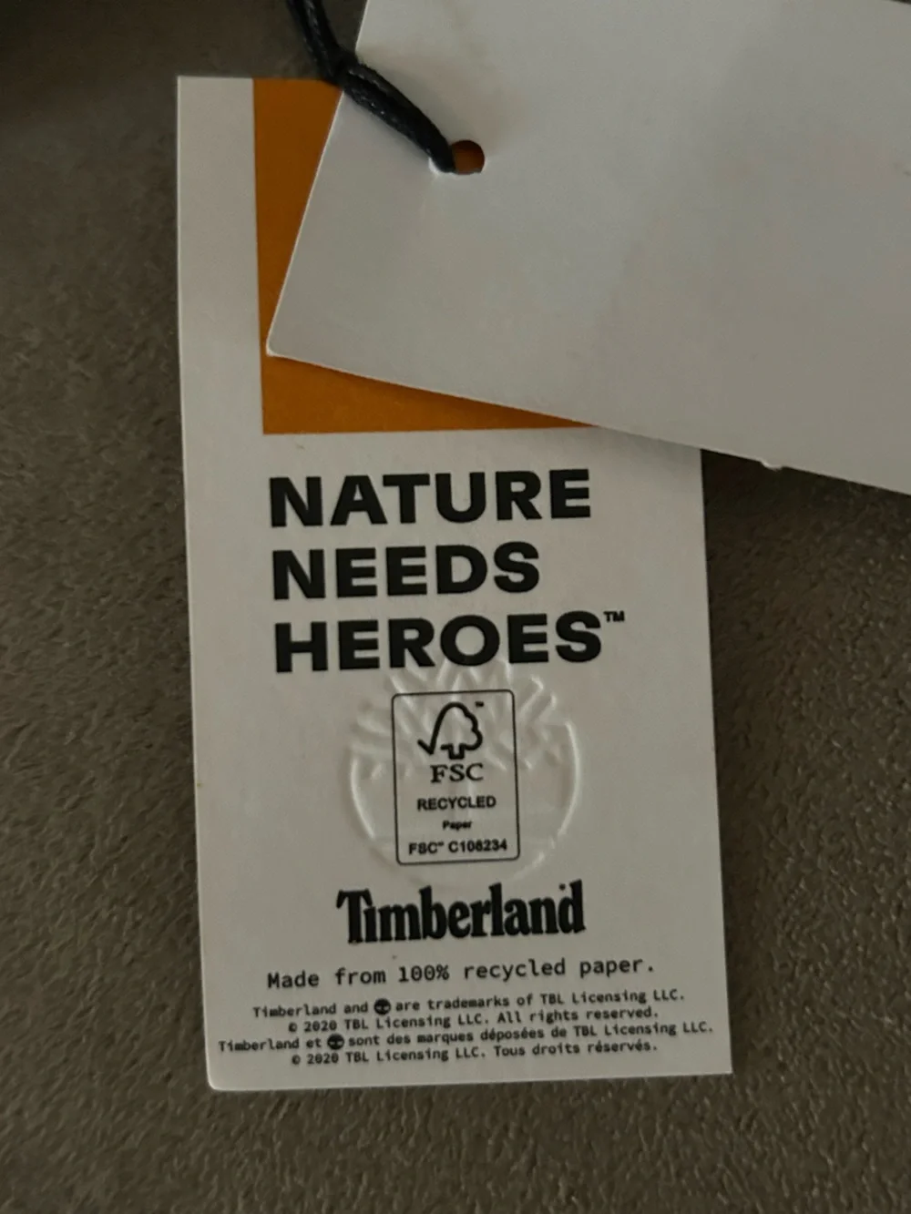 Timberland Black and Gray scarf NWT